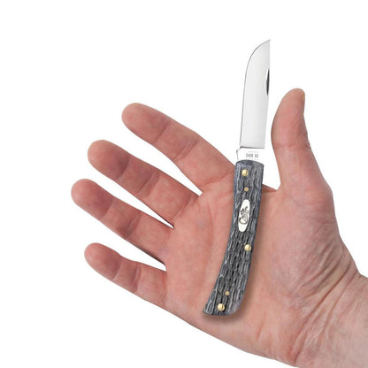 Case Knives Pocket Worn Crandall Jig Gray Bone Sod Buster Jr