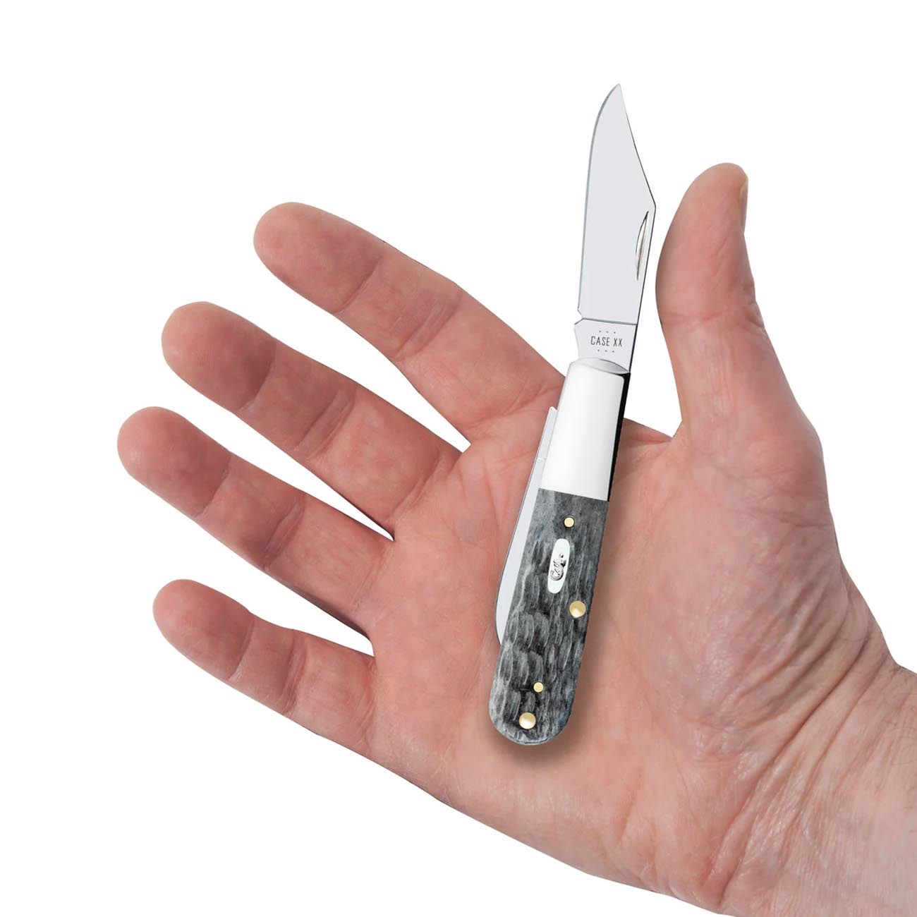 Case Knives Pocket Worn Crandall Jig Gray Bone Barlow