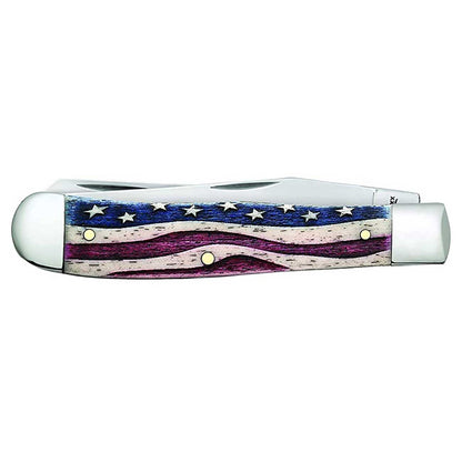 Case Star Spangled Series Embellished Smooth Natural Bone Trapper