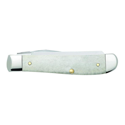 Case Knives Star Spangled Series Embellished Smooth Natural Bone Mini Trapper