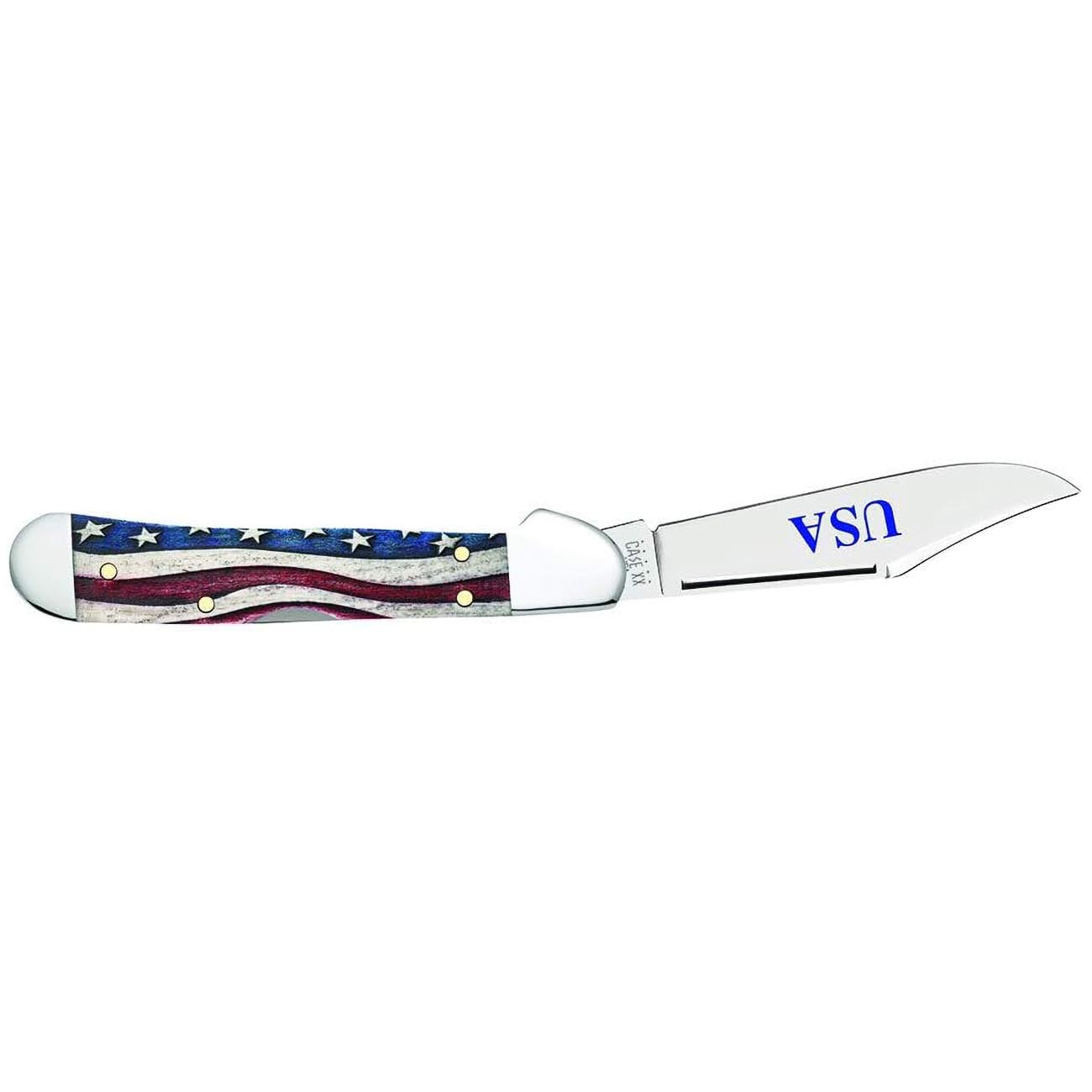 Case Knives Star Spangled Series Embellished Smooth Natural Bone Mini CopperLock