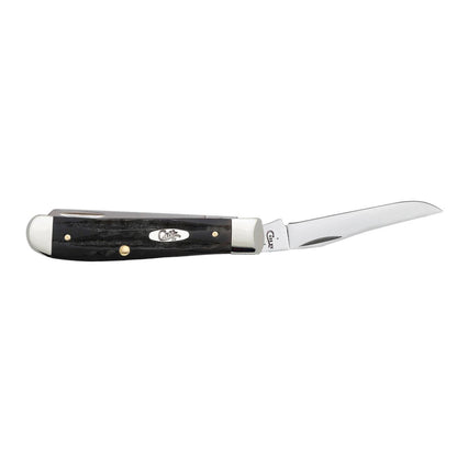 Case Knives Jigged Buffalo Horn Medium Stockman with Pen Blade