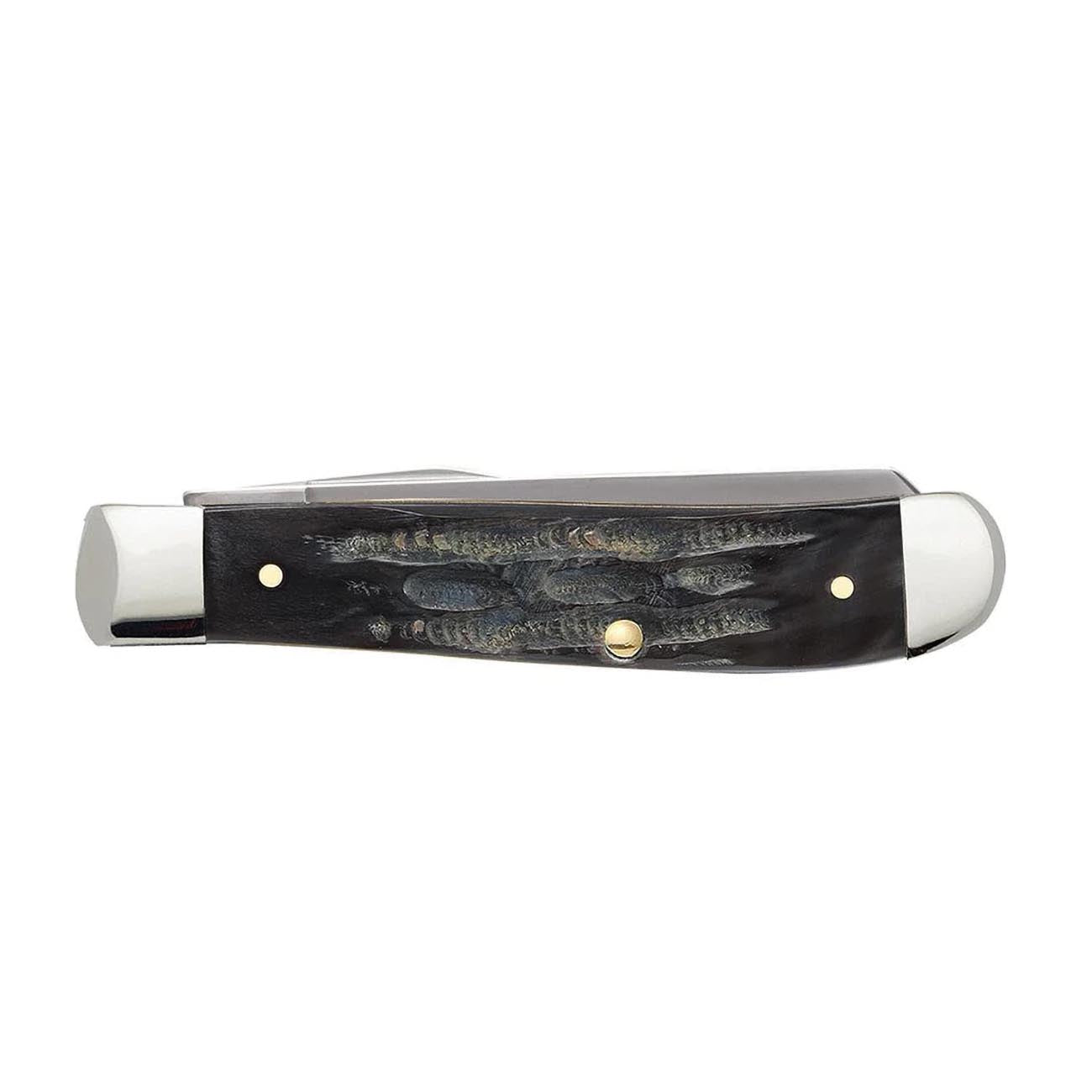 Case Knives Jigged Buffalo Horn Medium Stockman with Pen Blade