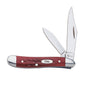 Case Pocket Worn Old Red Bone Peanut