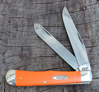 Case Knives Folding Orange Synthetic Smooth CopperLock