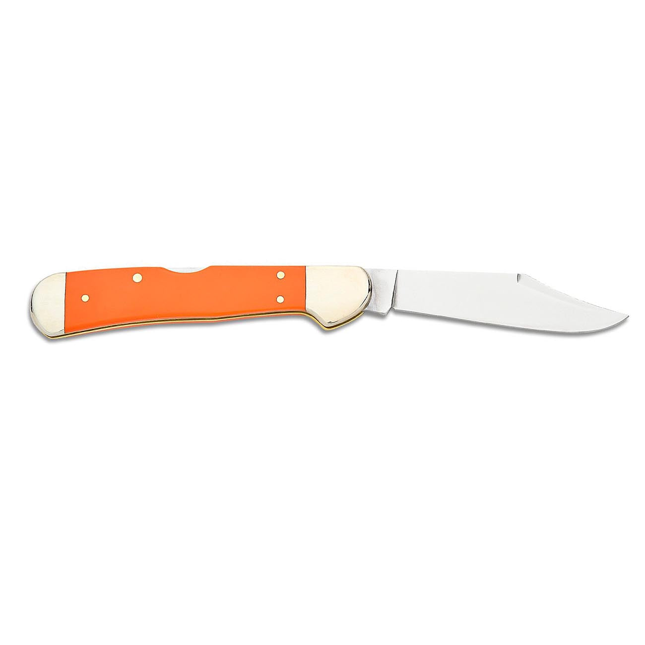 Case Knives Folding Orange Synthetic Smooth CopperLock