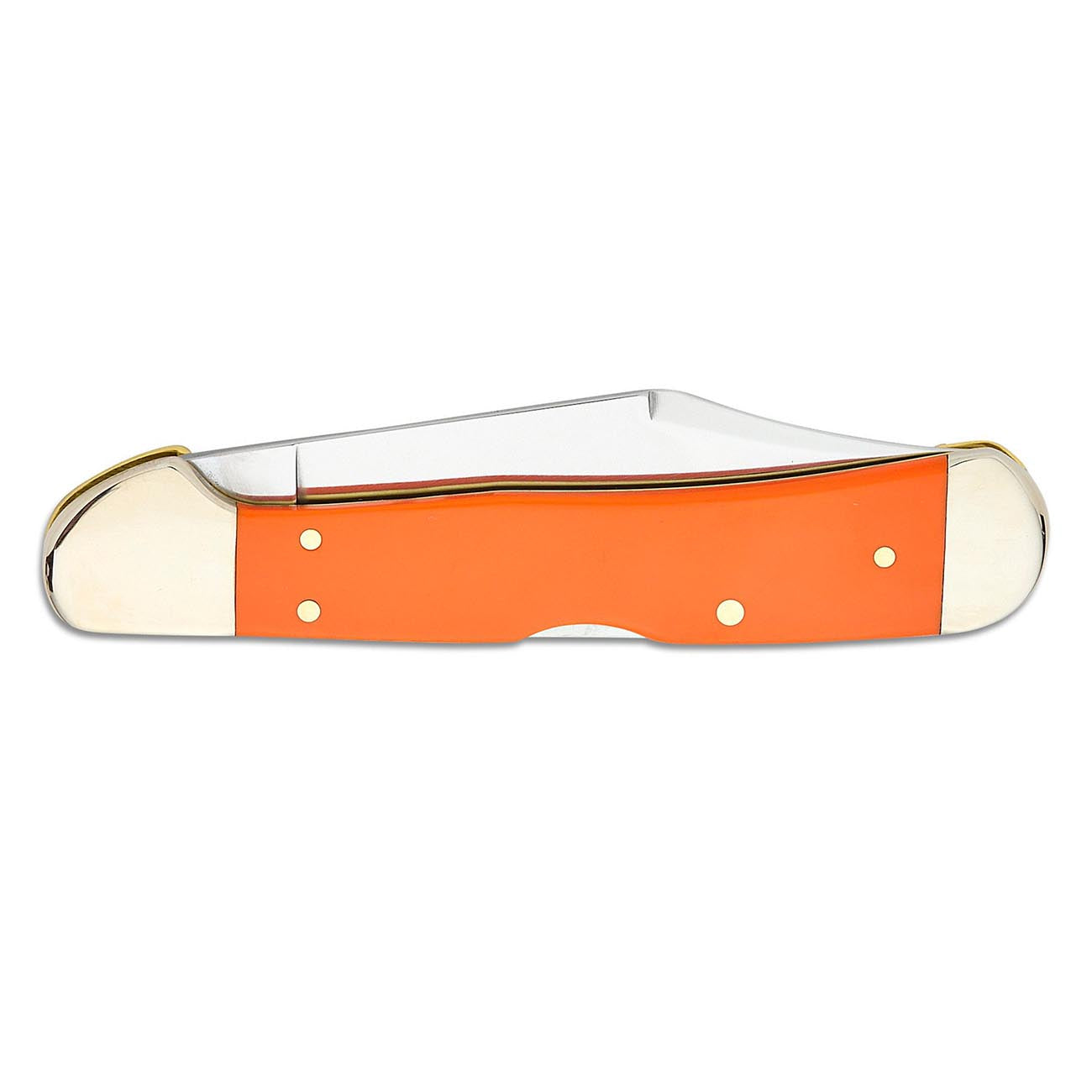 Case Knives Folding Orange Synthetic Smooth CopperLock