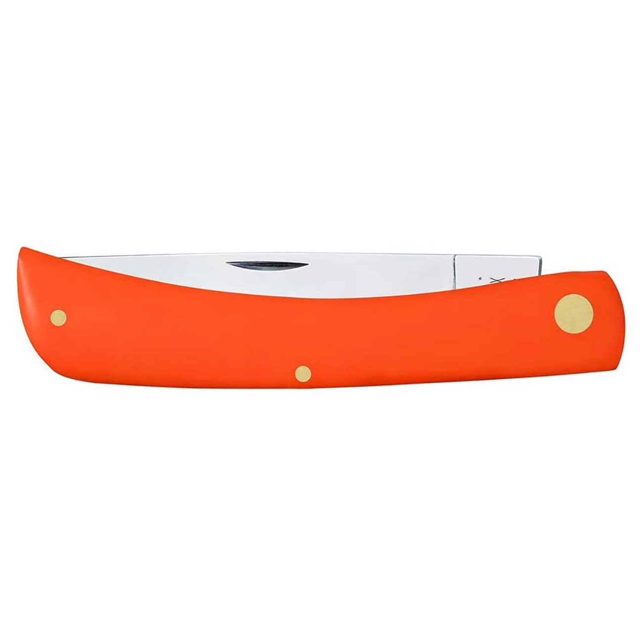 Case Knives Smooth Orange Synthetic Sod Buster Folding Pocket Knife