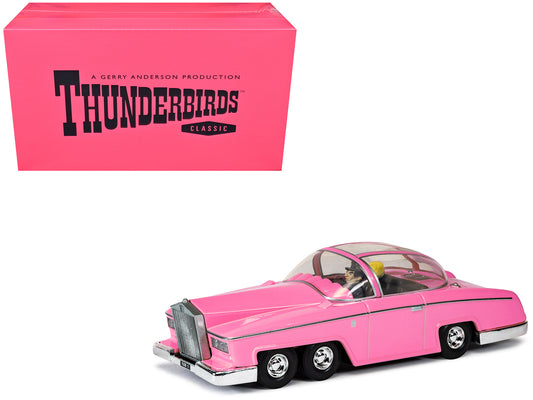 Rolls Royce FAB 1 Pink with Figures "Thunderbirds" (1965-1966) TV Series "F.A.B. Collection" T&y Diecast Model by Corgi