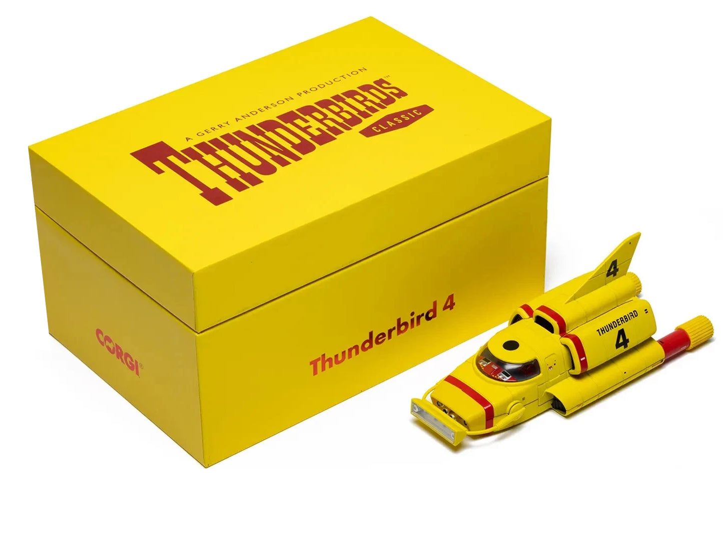 Thunderbird 4 Submarine Yellow "Thunderbirds" (1965-1966) TV Series "F.A.B. Collection" Diecast Model by Corgi