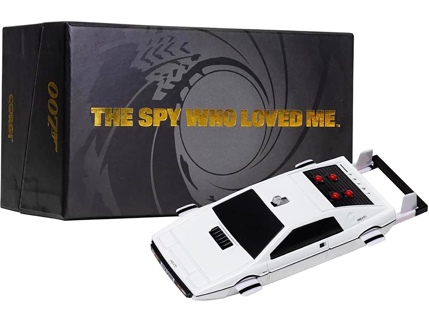 Lotus Esprit S1 Submarine White James Bond 007 "The Spy Who Loved Me" (1977) Movie Diecast Model Car by Corgi