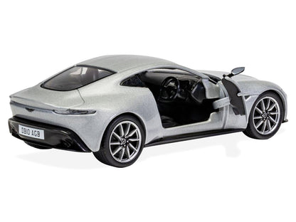 Aston Martin DB10 RHD (Right Hand Drive) Silver Metallic James Bond 007 "Spectre" (2015) Movie Diecast Model Car by Corgi