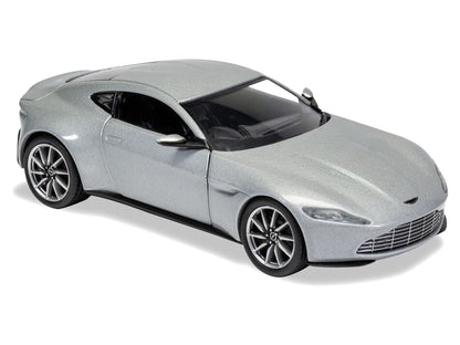 Aston Martin DB10 RHD (Right Hand Drive) Silver Metallic James Bond 007 "Spectre" (2015) Movie Diecast Model Car by Corgi