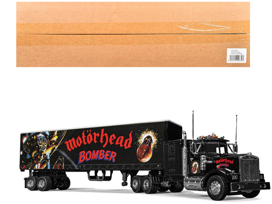 "Motorhead Bomber" Transport Truck Black 1/50 T&y Diecast Model by Corgi