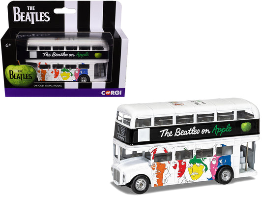The Beatles London Double Decker Bus "The White Album" White Diecast by Corgi
