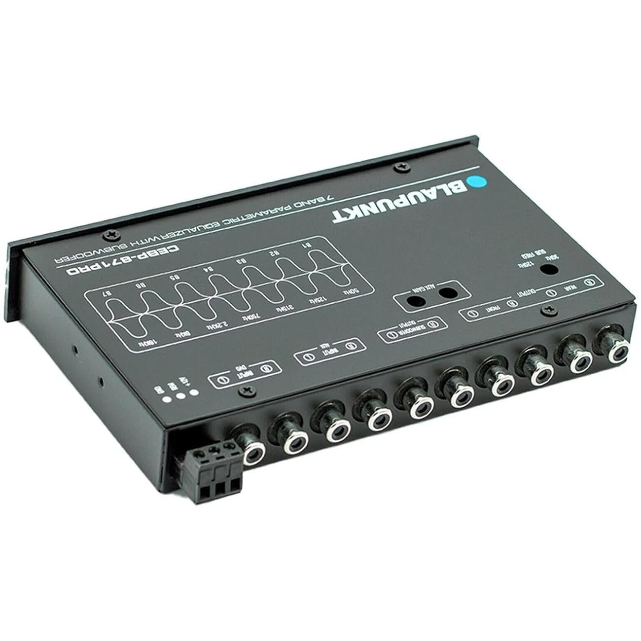 Blaupunkt 7-Band 1/2 DIN Parametric Pre-Amp EQ with Sub Output