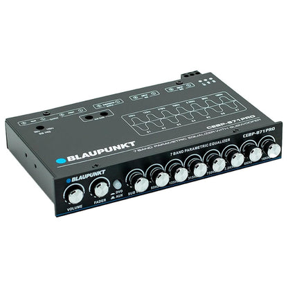 Blaupunkt 7-Band 1/2 DIN Parametric Pre-Amp EQ with Sub Output