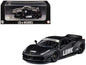 LB Works 488 "LBWK" Matt Black 1/64 Diecast Model Car by CM Model