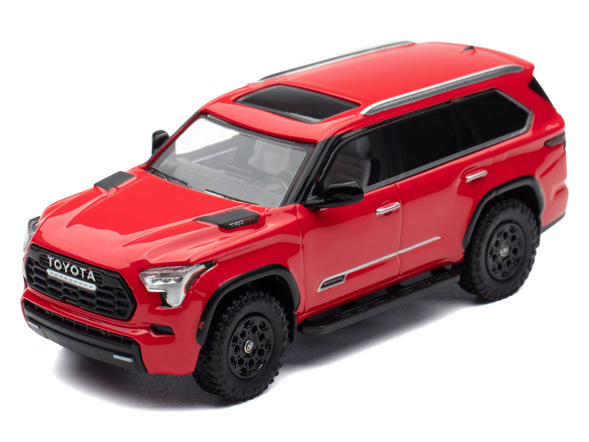 2024 Toyota Sequoia Solar Red 1/64 Diecast by CM Model