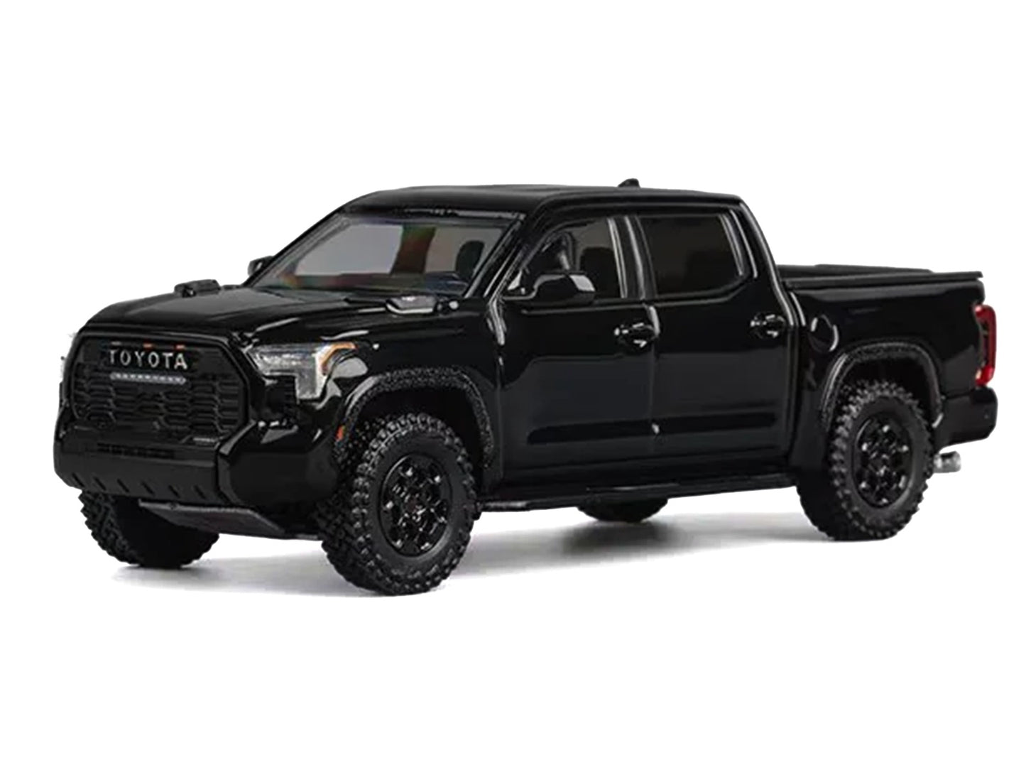 Toyota Tundra Pickup Truck Black 1/64 Diecast Model Car by CM Models