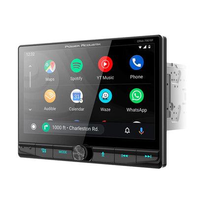 Power Acoustik 10.6" Floating  Double Din DVD with Apple Car Play & Android Auto