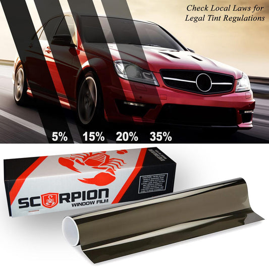 Scorpion Window Tint Carbon Series Dual-Ply 20% 40â€³ x 100â€² roll