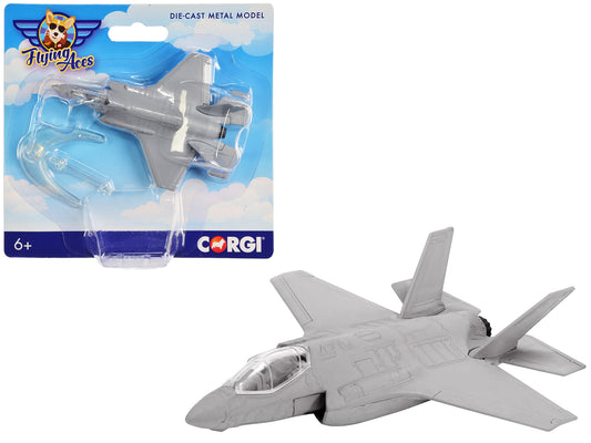 Lockheed Martin F-35 Lightning Fighter Aircraft "Flying Aces" Series T&y Diecast Model by Corgi