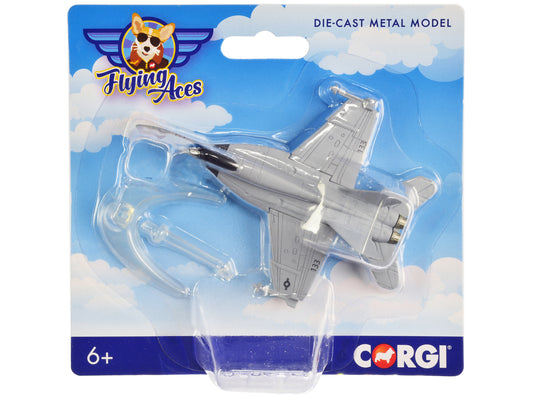 Boeing F/A-18 Super Hornet Fighter Aircraft "USAF" "Flying Aces" Series T&y Diecast Model by Corgi