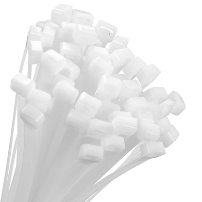 Xscorpion 8" Wire Ties - White (100 count)