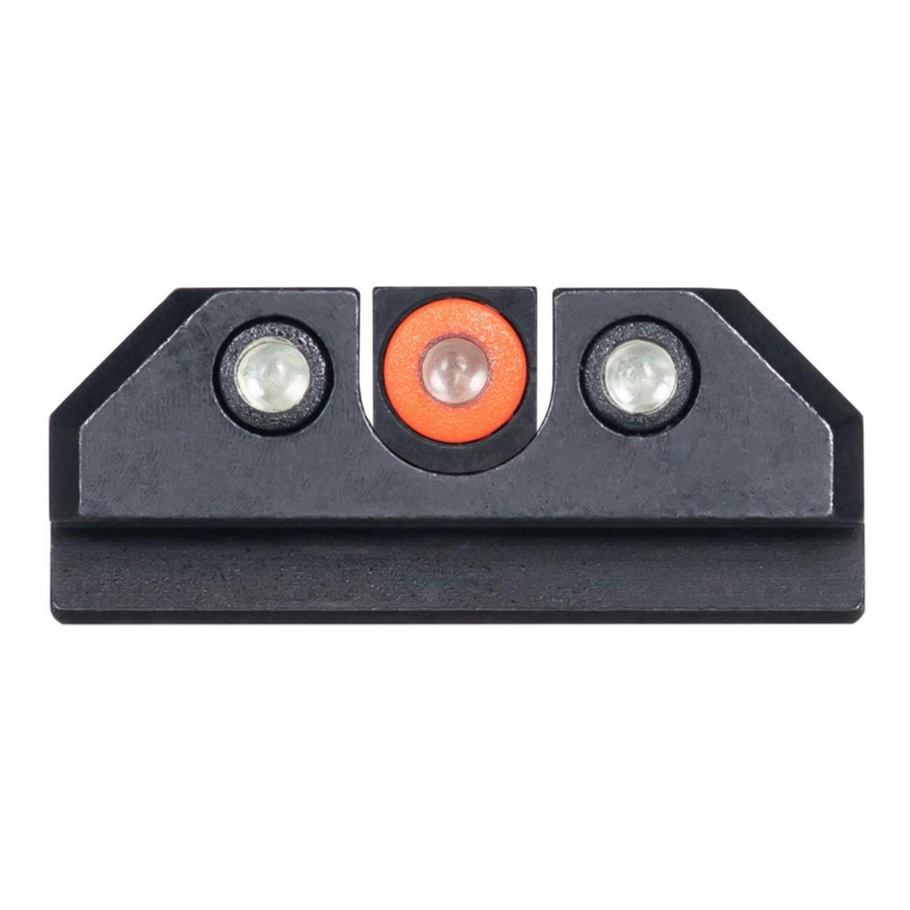 Night Fision Night Sight Set for CZ-USA P-07/P-09 Orange Tritium Front Ring/U-Notched Tritium Black