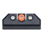 Night Fision Night Sight Set for CZ-USA P-07/P-09 Orange Tritium Front Ring/U-Notched Tritium Black