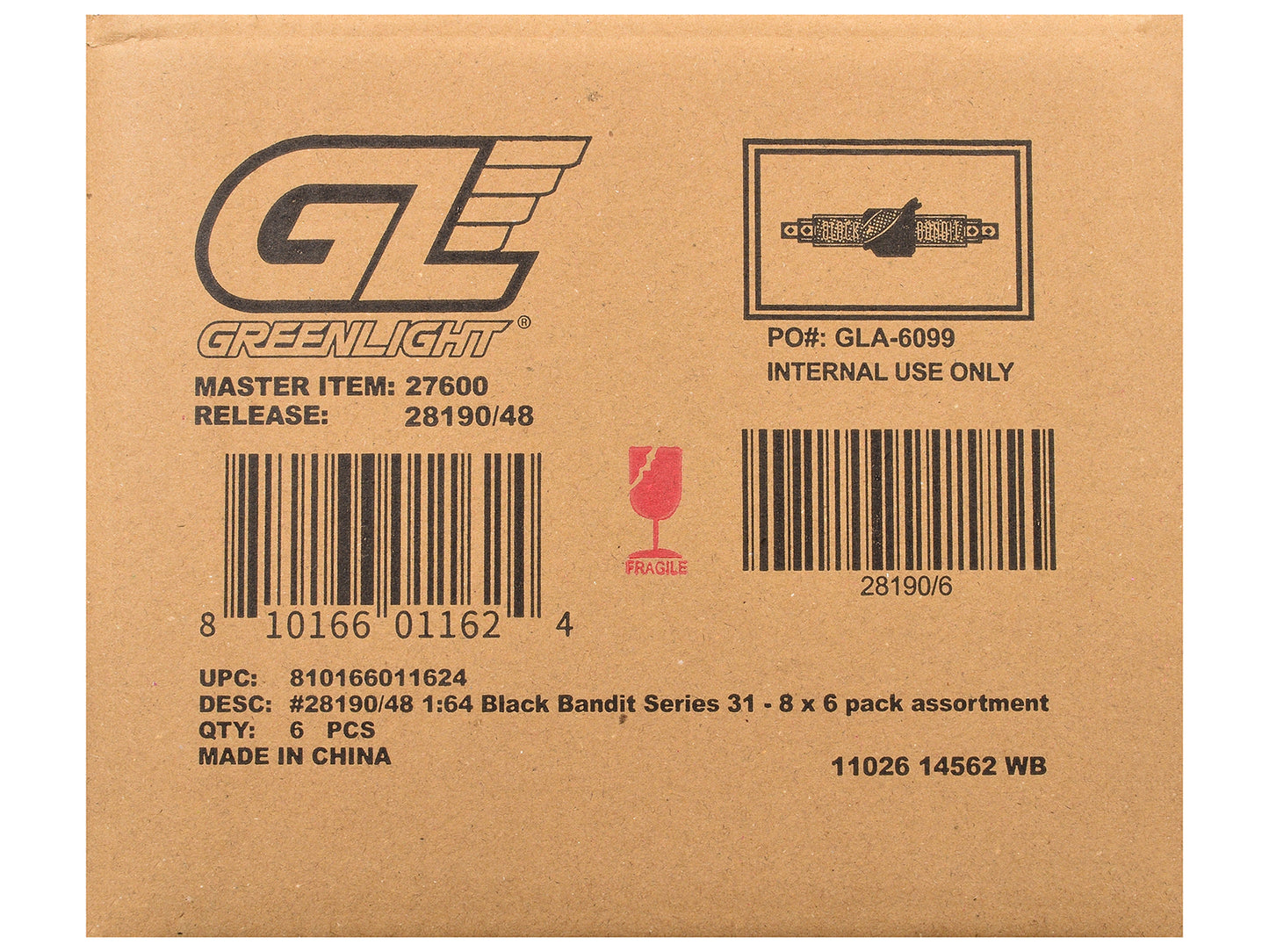 "Military" Set A of 6 pieces 2025 Release 2 Limited Edition 1/64 T&y Diecast Model Cars by Johnny Lightning