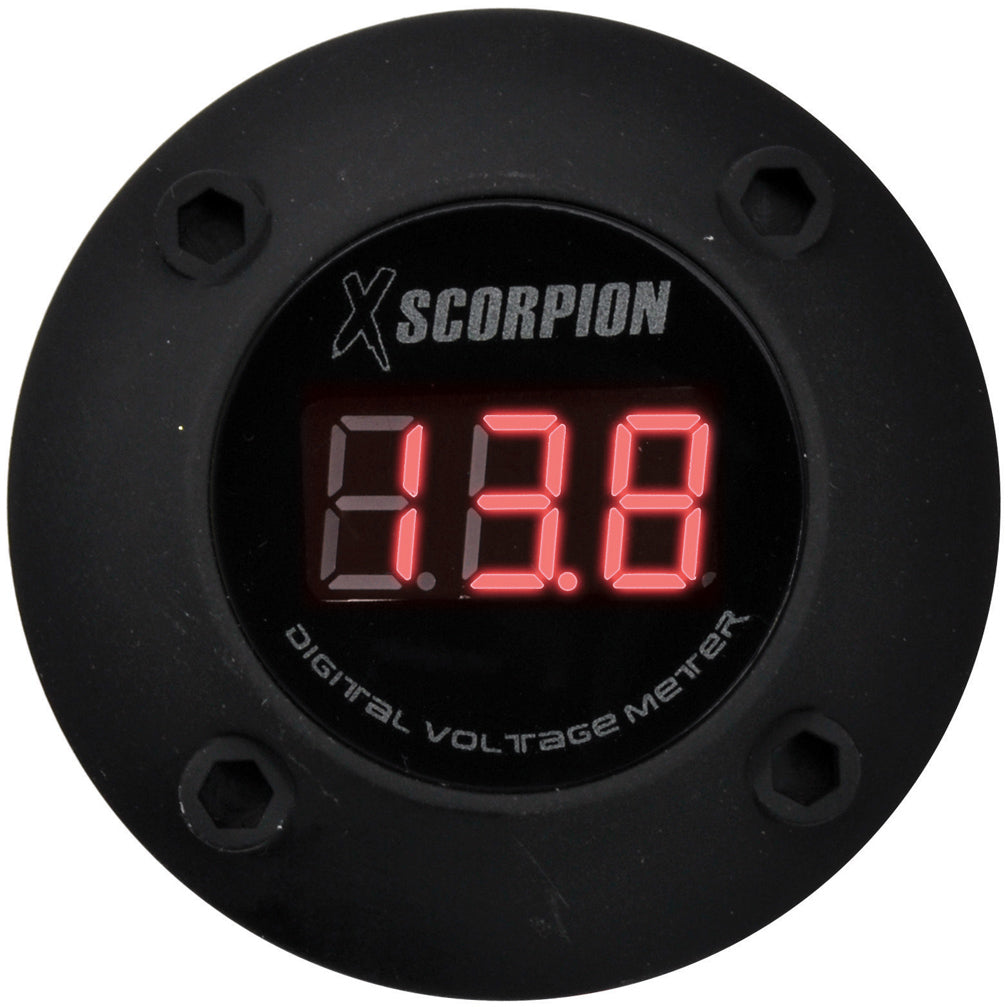 XSCORPION VOLTMETER DIGITAL 3 DIGIT LED DISPLAY BLACK