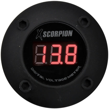 XSCORPION VOLTMETER DIGITAL 3 DIGIT LED DISPLAY BLACK
