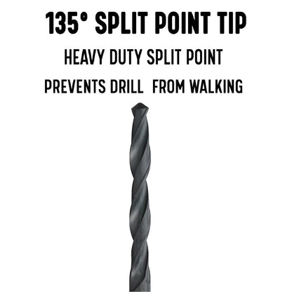 DRILL AMERICA 3/8" x 12" HSS Aircraft Extension Drill Bit