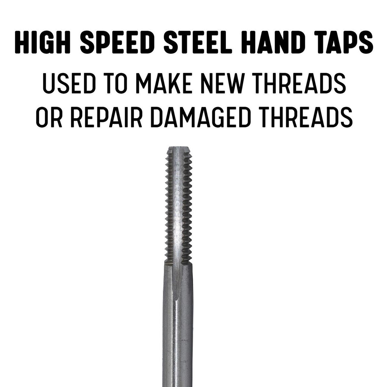 DRILL AMERICA m12 x 1.25 HSS 4 Flute Taper Tap