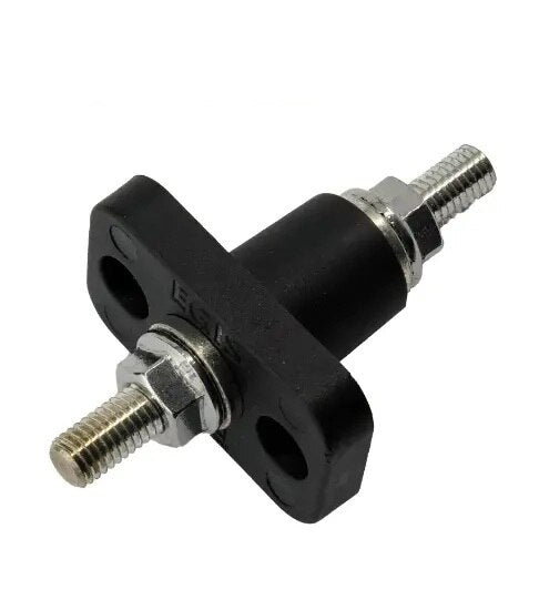 EGIS Feed Through Terminal Wtron Black M10 (5/16") Retail Pack