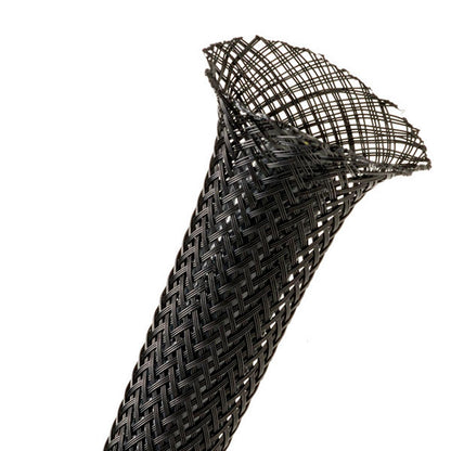 XSCORPION 3/4" Expandable Braided Sleeve - Black (100 feet)