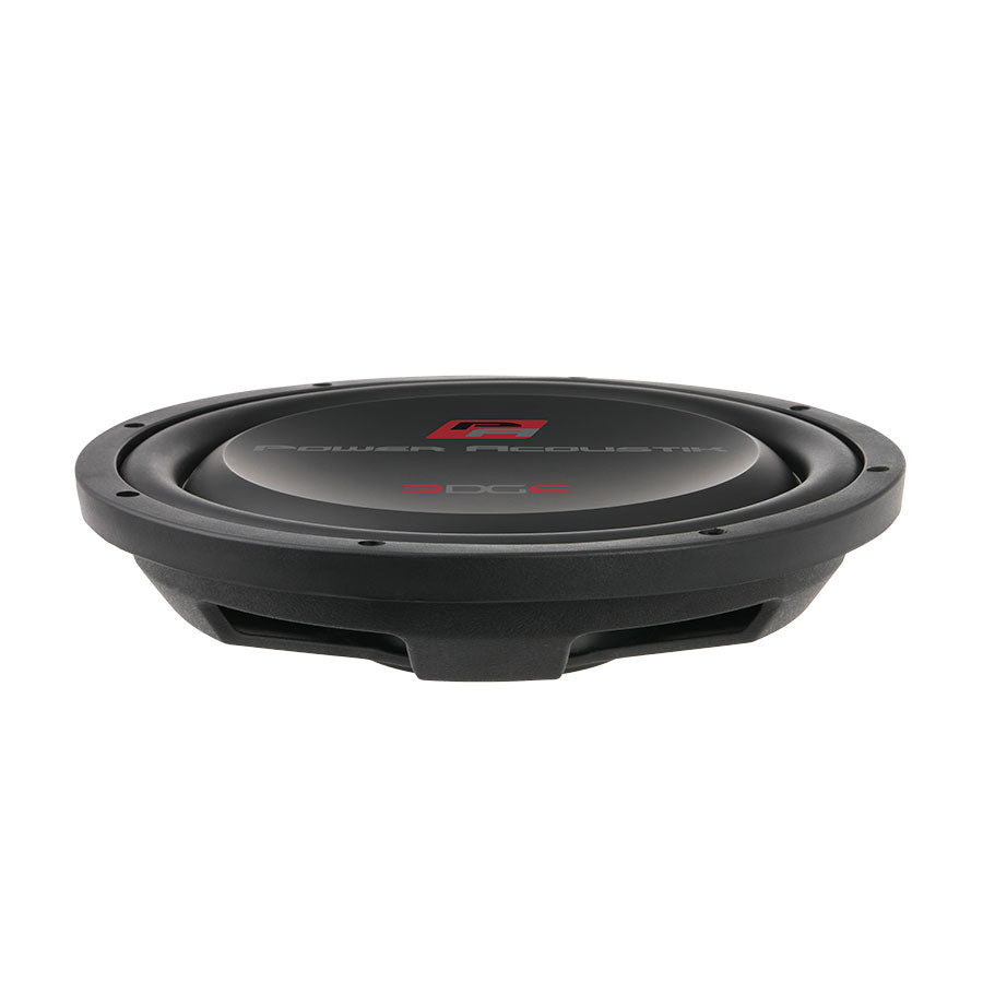 Power Acoustik 10" Shallow Mount Woofer 600W RMS/1200W Max Single 4 Ohm Voice Coil