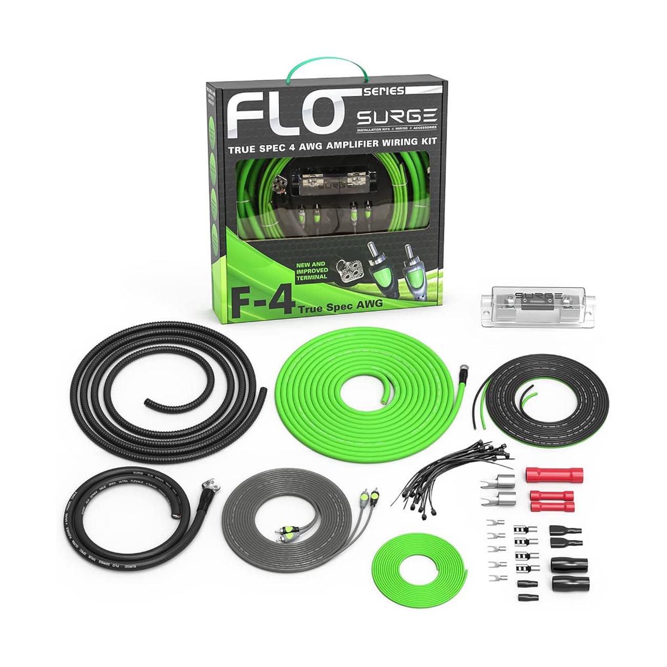 Atrend Surge Flo Series ELE 4 Gauge Amplifier Wiring Kit