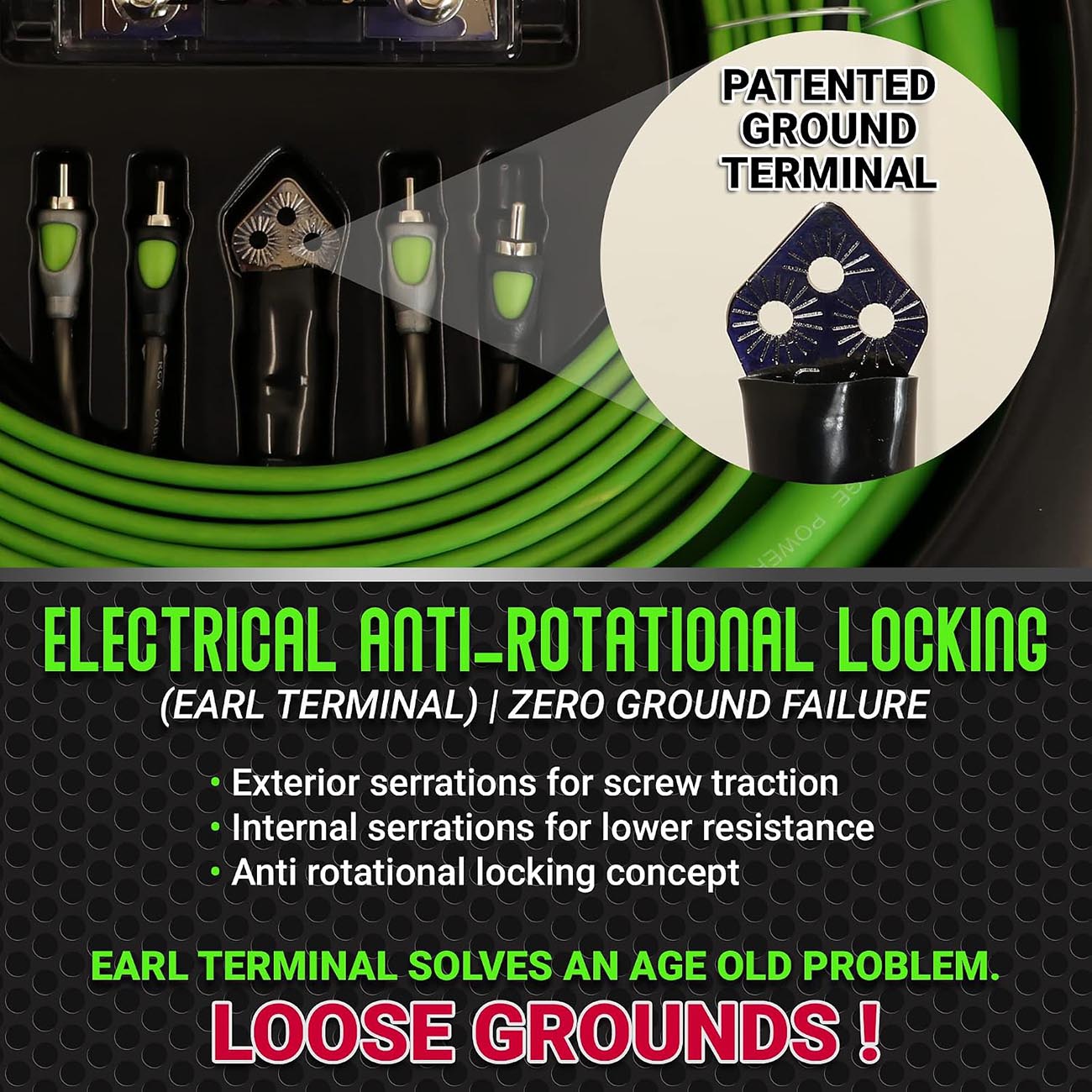 Atrend Surge Flo Series ELE 4 Gauge Amplifier Wiring Kit