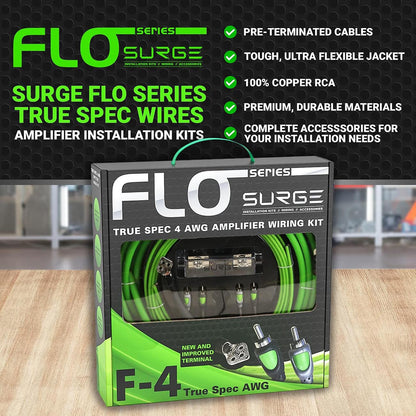Atrend Surge Flo Series ELE 4 Gauge Amplifier Wiring Kit