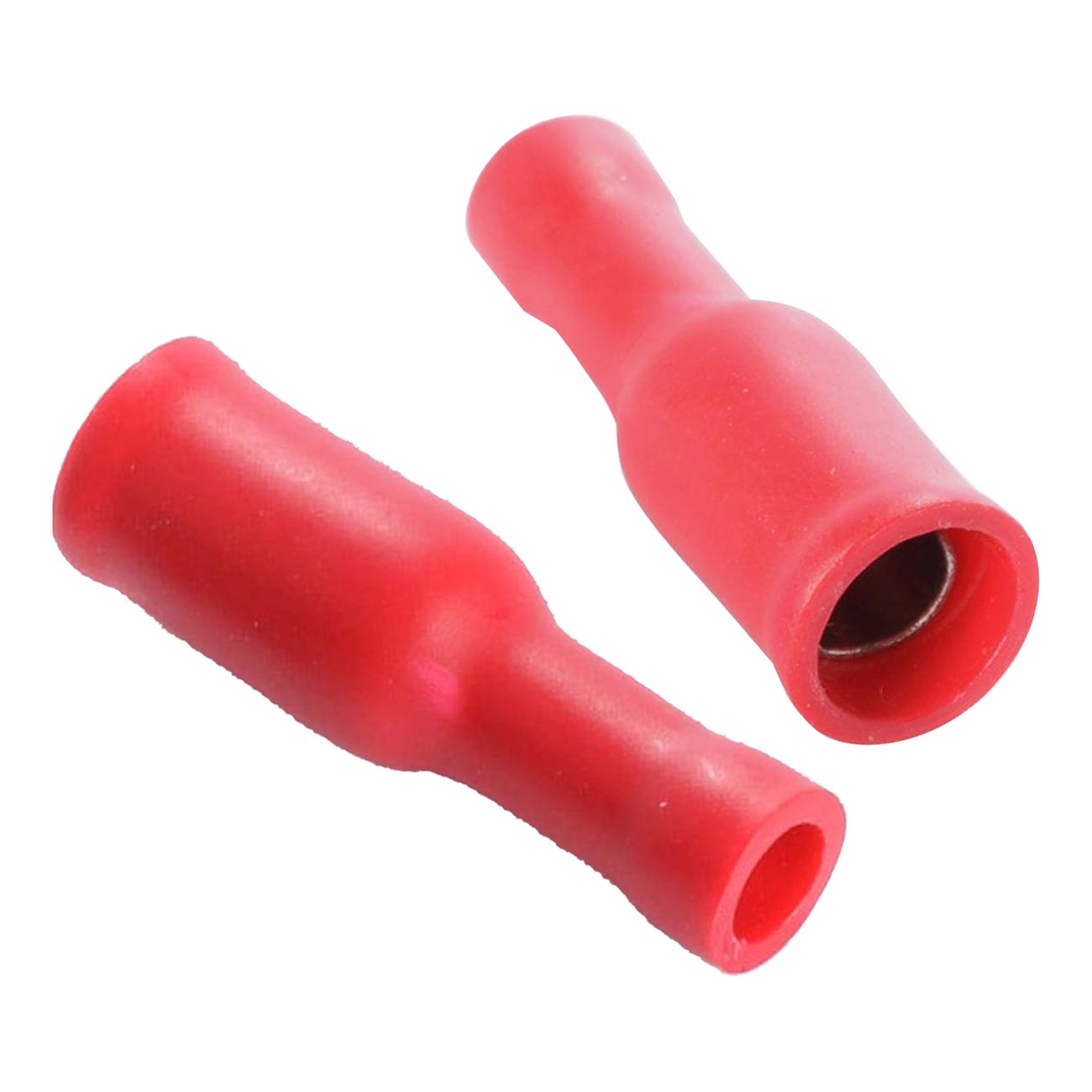 XScorpion Female Bullet Connectors 18/22ga. - Red (100 pack)