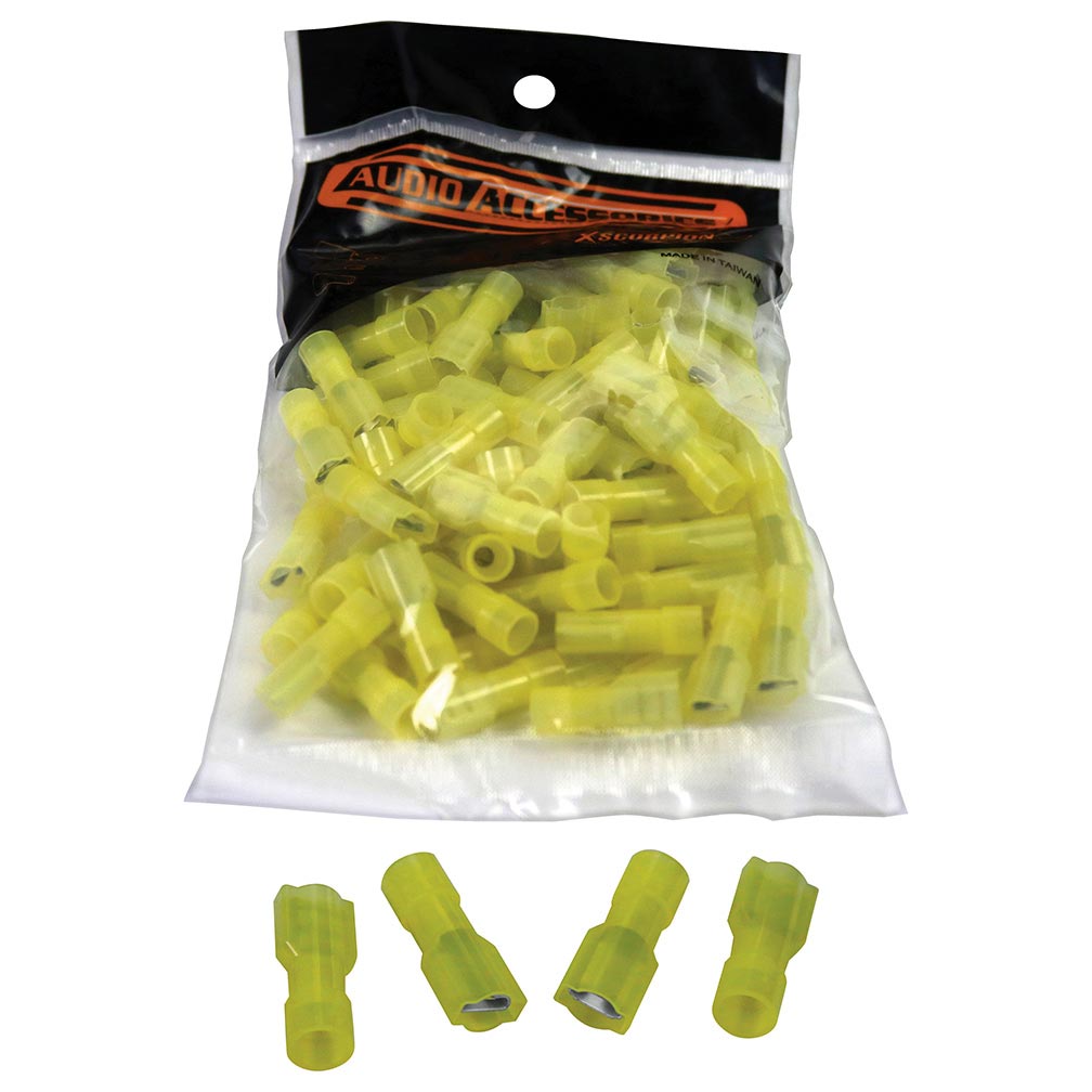 XScorpion Insulated Female Quick Disconnect 10/12ga. - Yellow (100 pack)