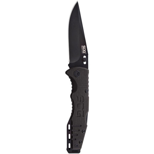 SOG Salute Mini 3.1″ Folding Knife (Black Oxide)