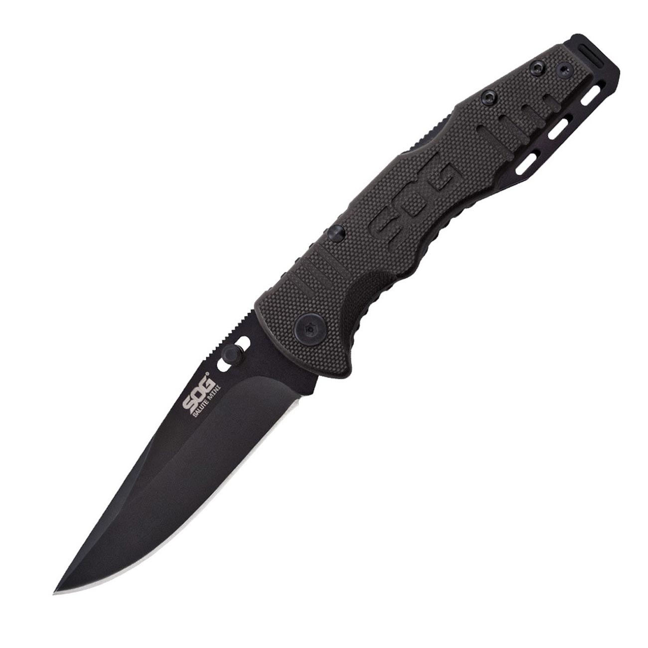 SOG Salute Mini- Black Oxide G10 Folding Knife