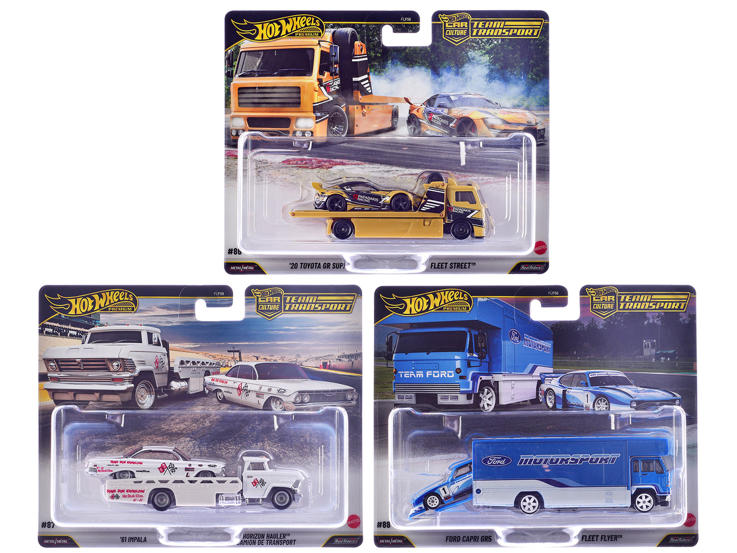 Hot Wheels "Team Transport" 3 piece Set J 2025 "Car Culture" Series Diecast Model Cars by <h2>"Team Wheels</h2> <p>High-quality car perfect for collectors and enthusiasts. Features detailed interior e