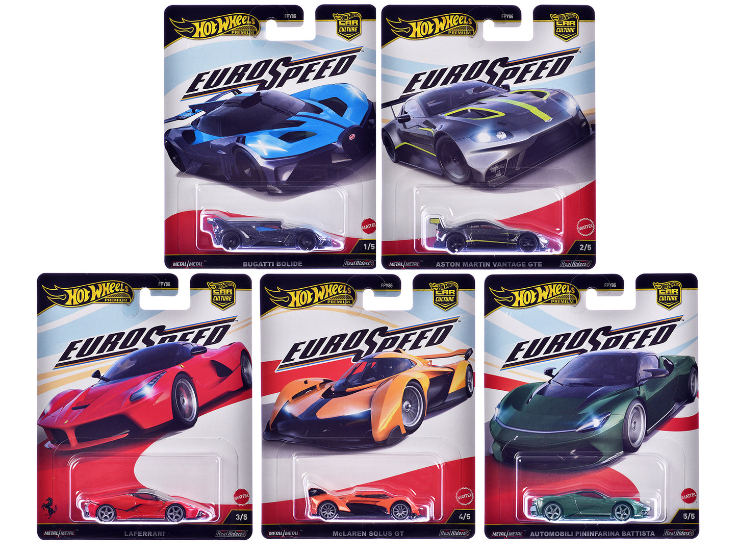 Hot Wheels "Euro Speed" 5 piece Set "Car Culture" 2025 Series L Diecast Model Cars by <h2>"Euro Wheels</h2> <p>High-quality car perfect for collectors and enthusiasts. Features detailed interior exter