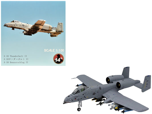 Republic A-10C Thunderbolt II Attack Aircraft "Flying Tigers 23rd Fighter Group 23rd Wing" (2003) United States Air Force 1/100 T&y Diecast Model Airplane