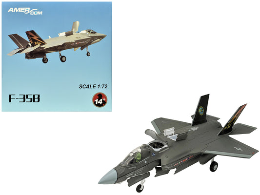 Lockheed Martin F-35B (STOVL) Lightning II Aircraft "BF-01 Prototype Air Test an Evaluation Squadron 23 (VX-23) Salty Dogs" (2009) United States Navy 1/72 T&y Diecast Model Airplane